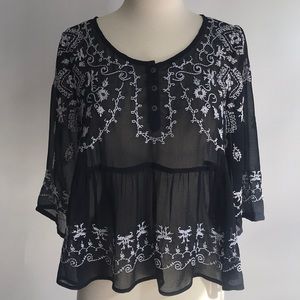 NWOT Free People peasant top